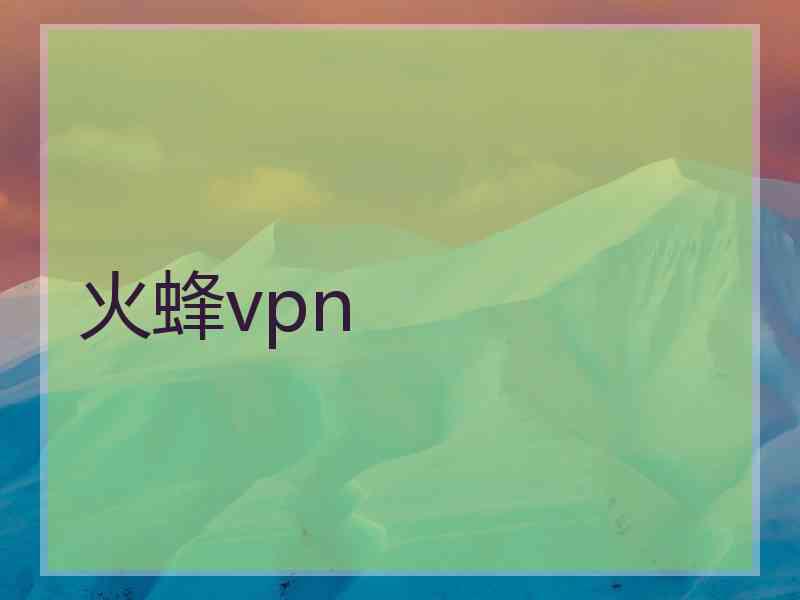 火蜂vpn 火蜂vpn