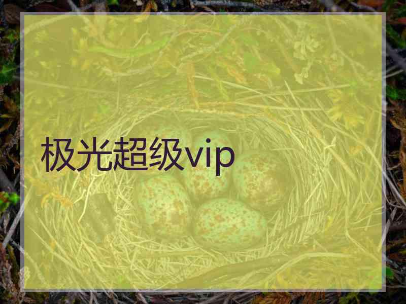 极光超级vip 极光超级vip
