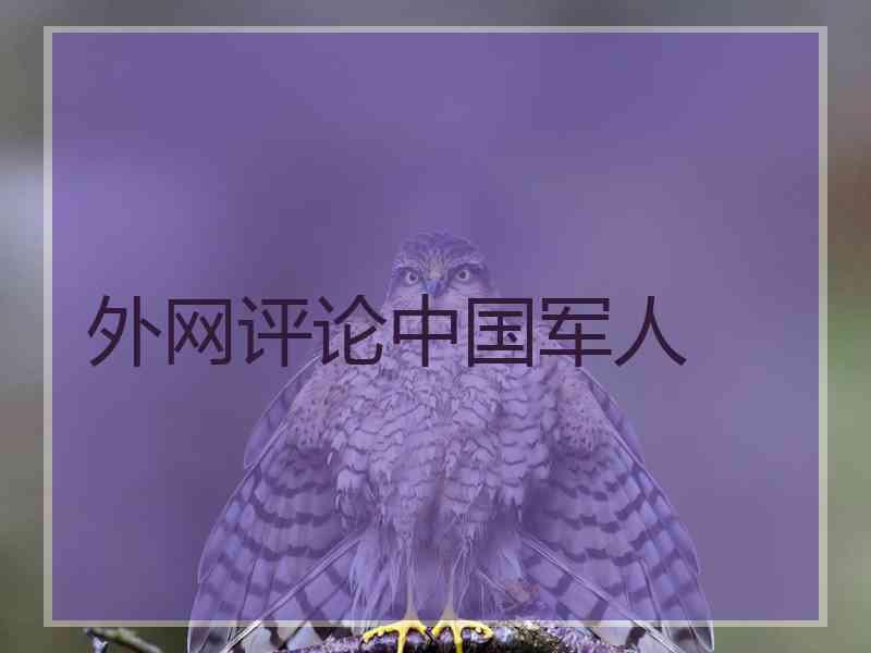 外网评论中国军人 外网评论中国军人