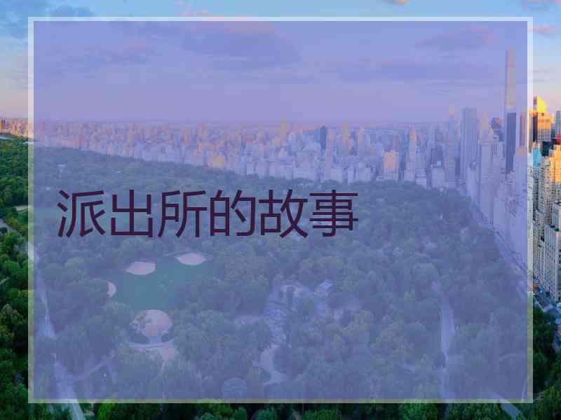 派出所的故事 派出所的故事