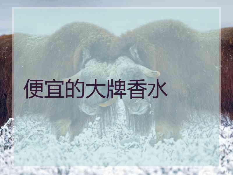 便宜的大牌香水 便宜的大牌香水