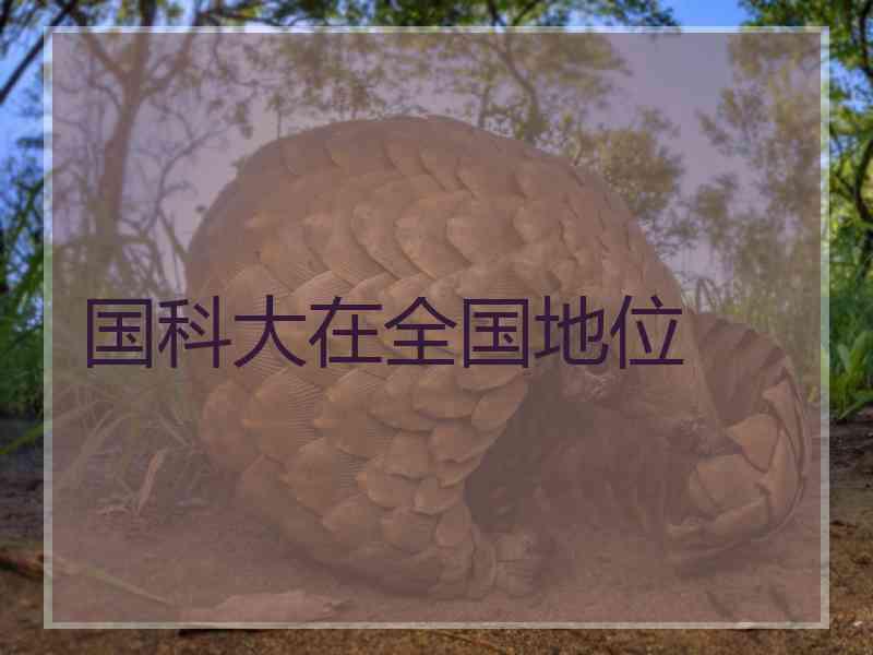 国科大在全国地位 国科大在全国地位