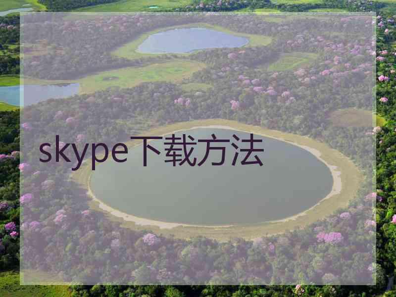 skype下载方法 skype下载方法
