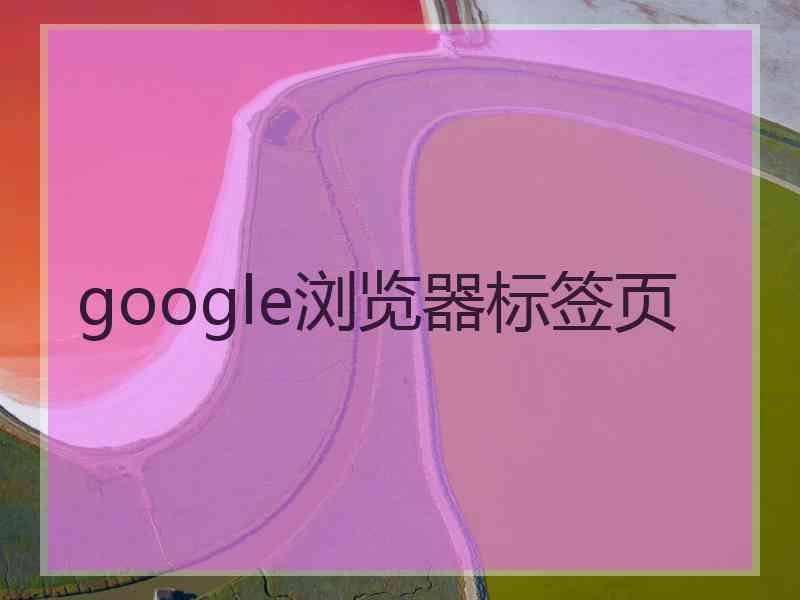 google浏览器标签页 google浏览器标签页