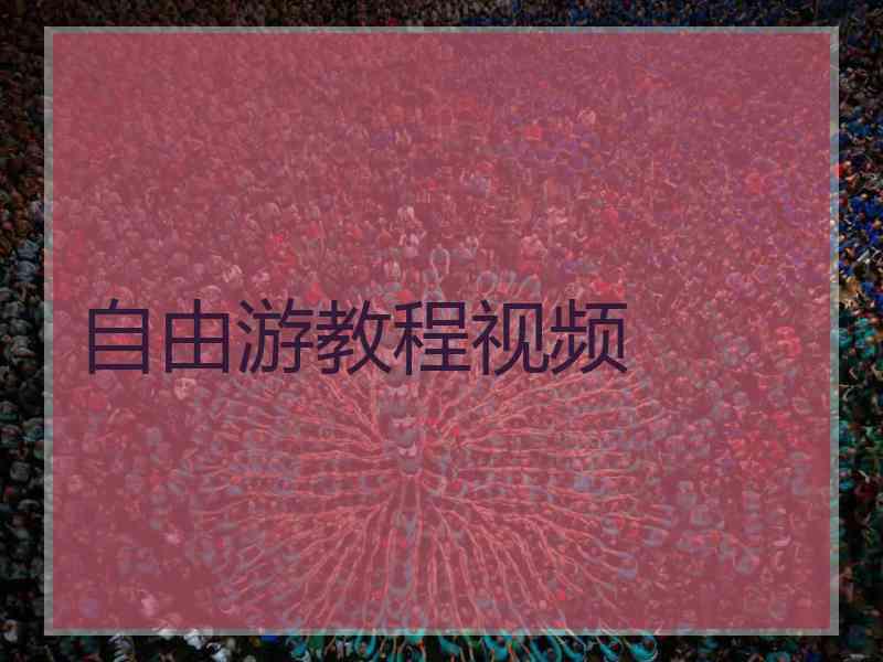 自由游教程视频 自由游教程视频