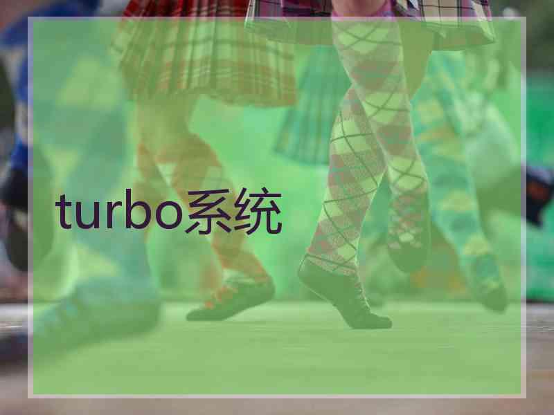 turbo系统 turbo系统