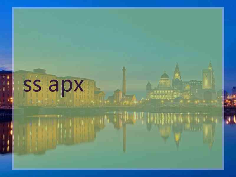 ss apx