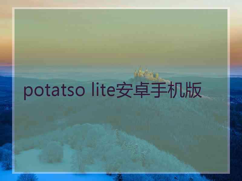 potatso lite安卓手机版