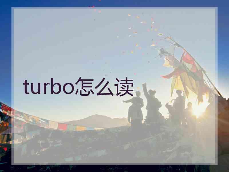 turbo怎么读