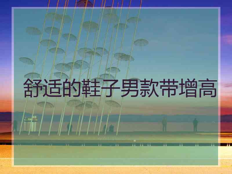 舒适的鞋子男款带增高