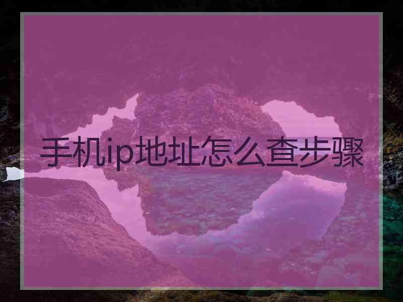 手机ip地址怎么查步骤