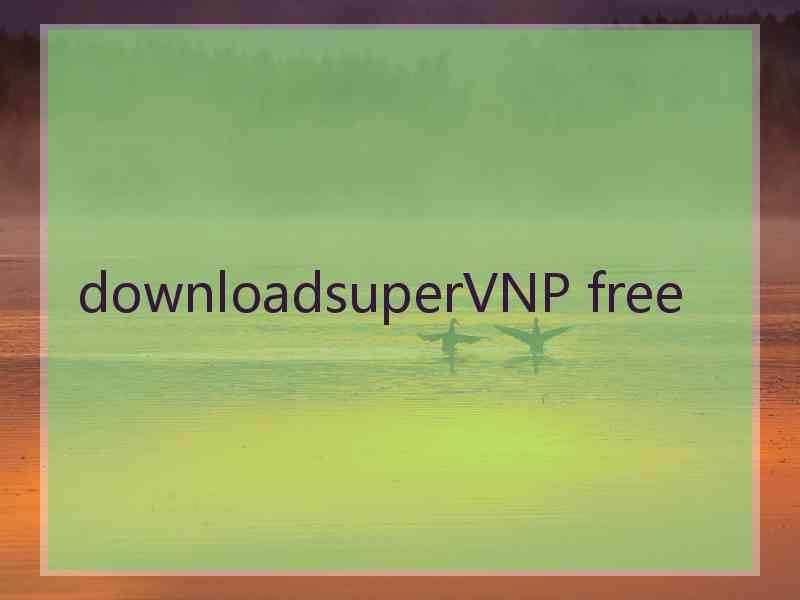 downloadsuperVNP free