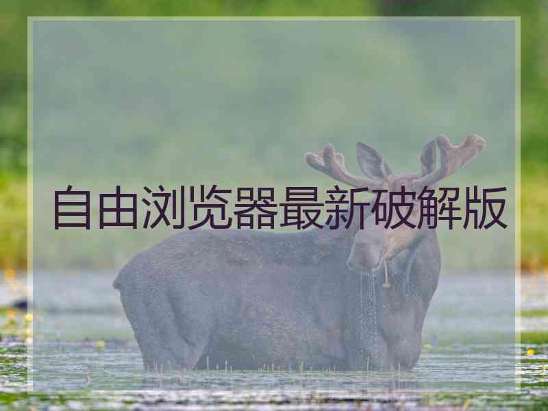 自由浏览器最新破解版