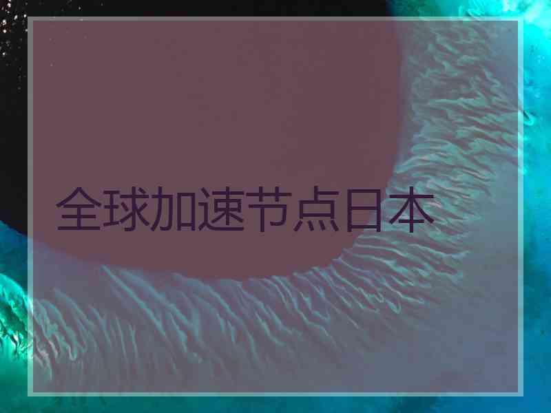 全球加速节点日本