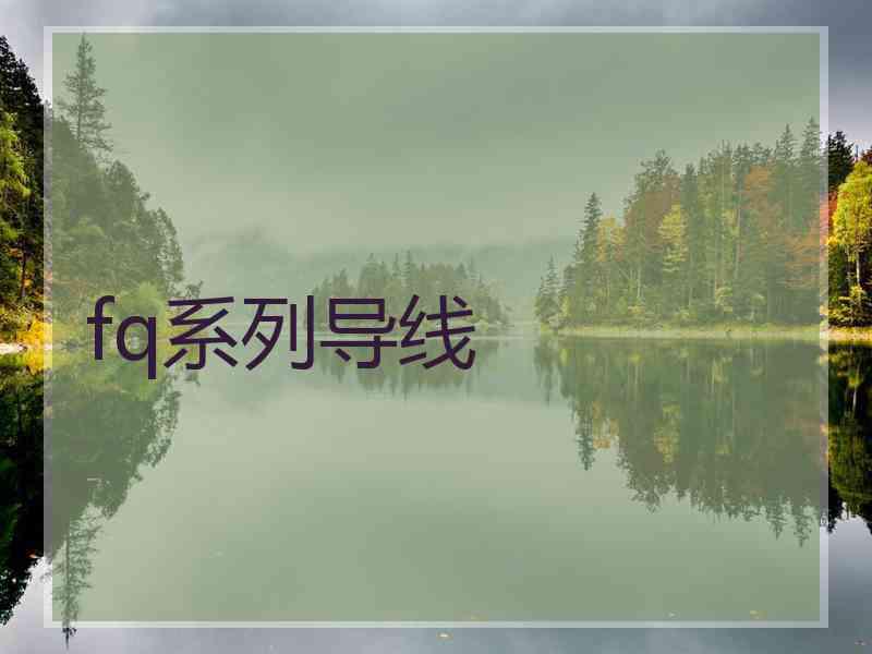 fq系列导线