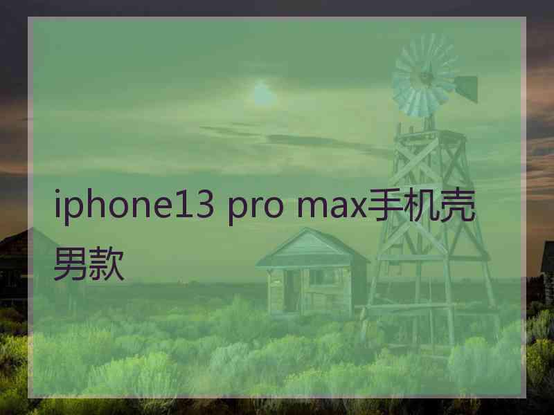 iphone13 pro max手机壳男款
