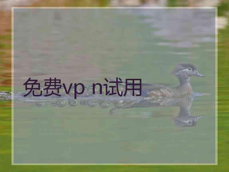 免费vp n试用