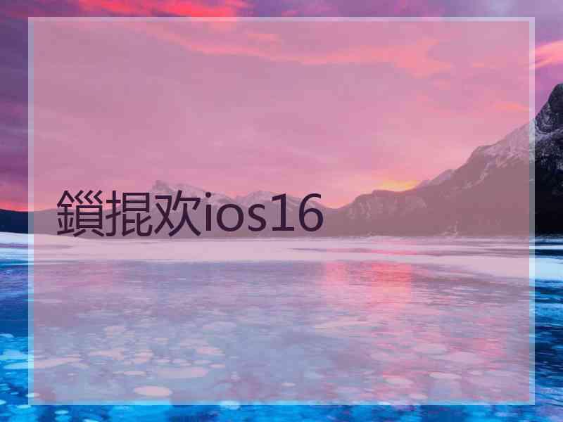 鎻掍欢ios16