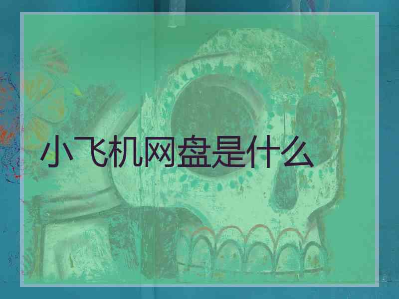 小飞机网盘是什么