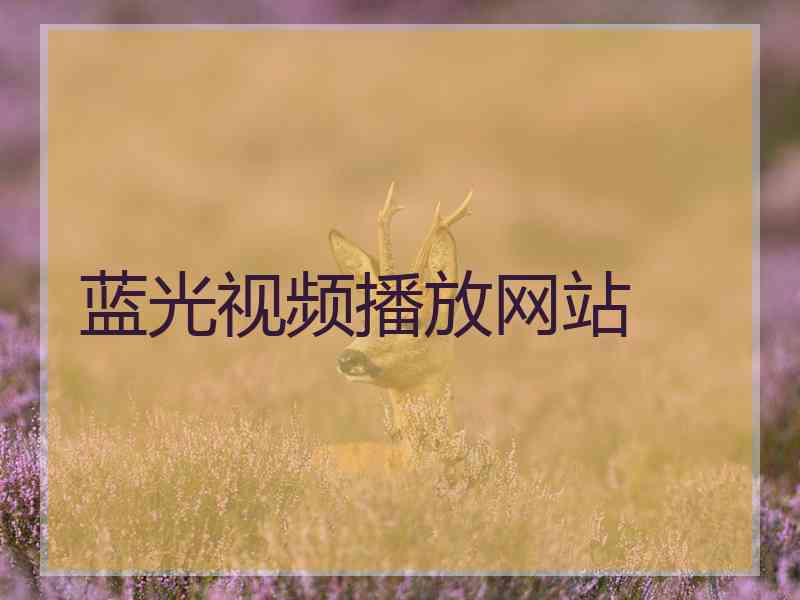 蓝光视频播放网站