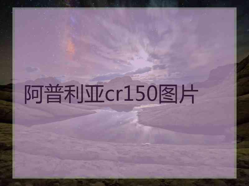 阿普利亚cr150图片