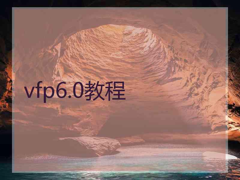 vfp6.0教程