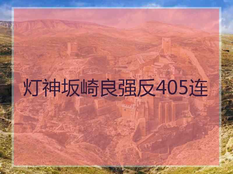 灯神坂崎良强反405连