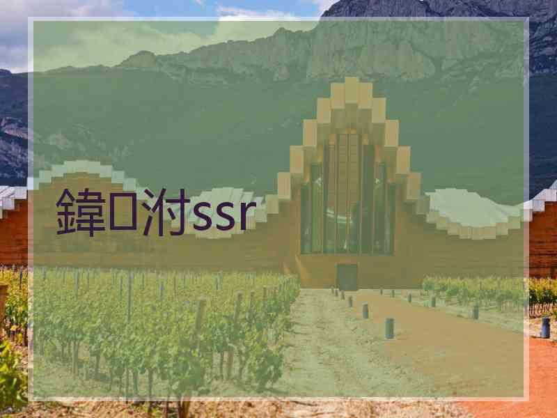 鍏泭ssr