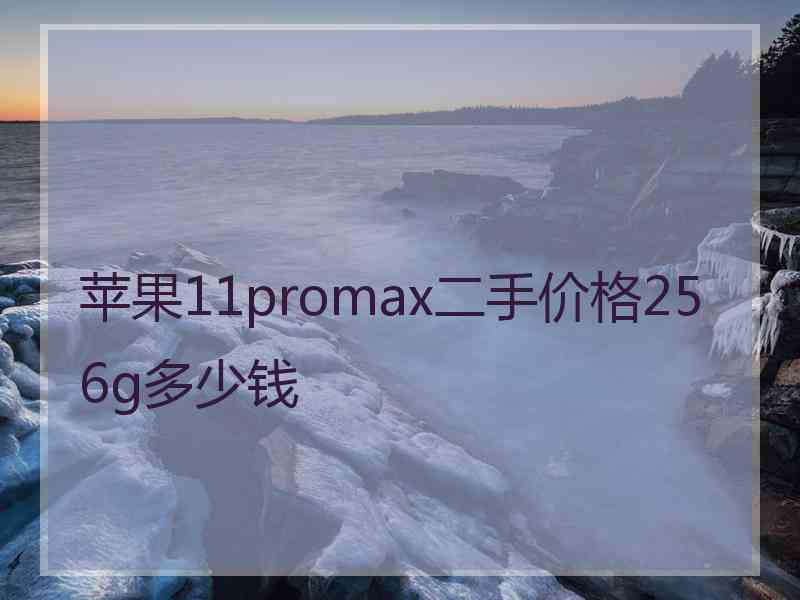 苹果11promax二手价格256g多少钱