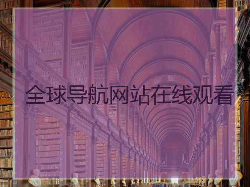全球导航网站在线观看