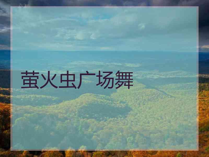 萤火虫广场舞