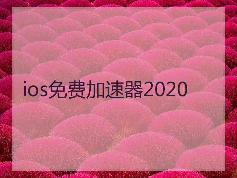 ios免费加速器2020