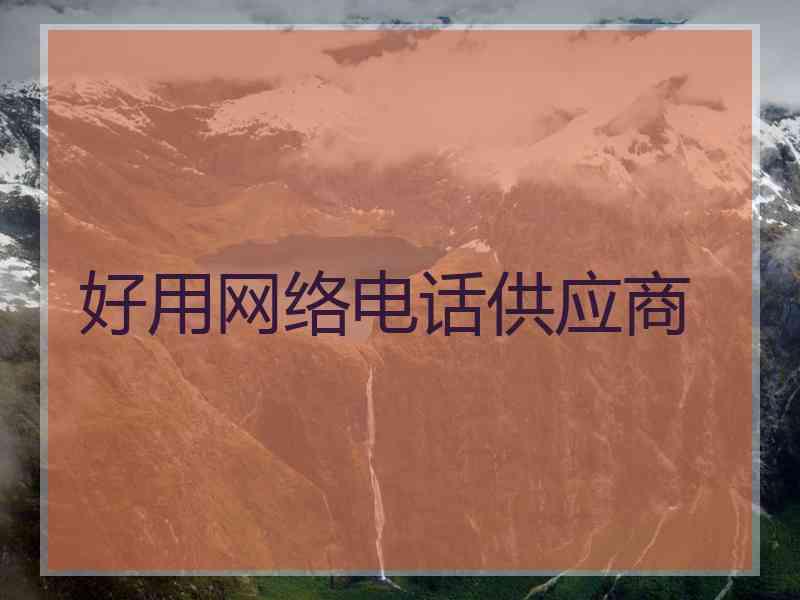 好用网络电话供应商