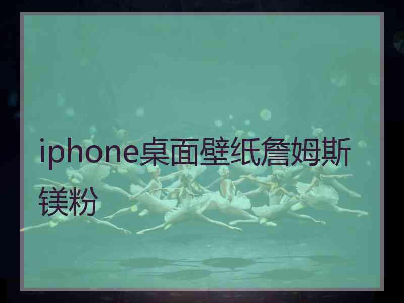 iphone桌面壁纸詹姆斯镁粉
