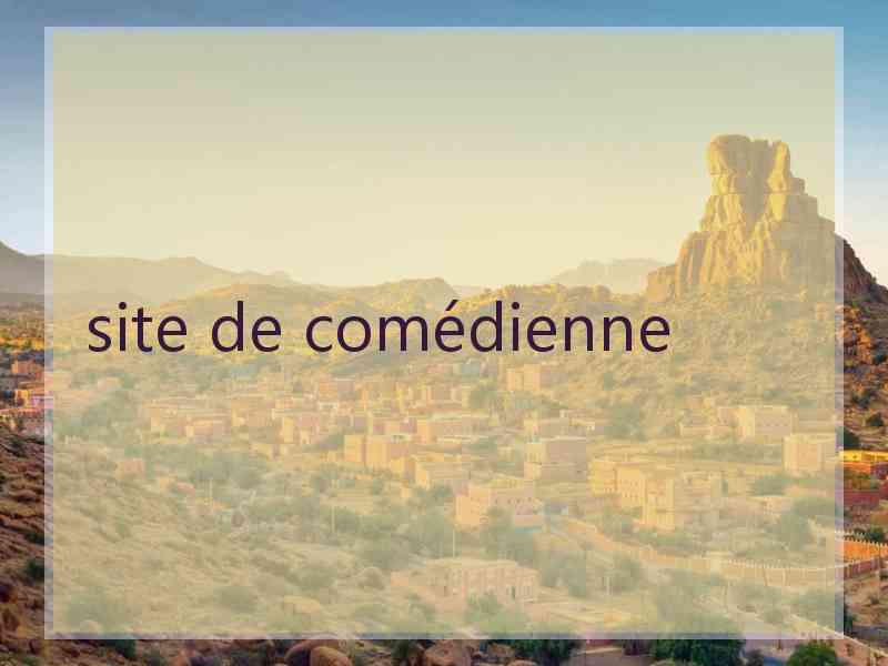 site de comédienne