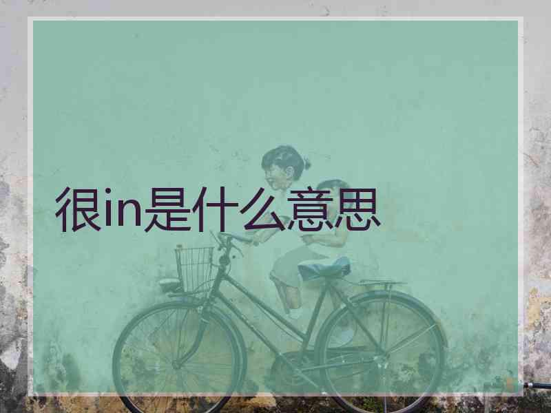 很in是什么意思