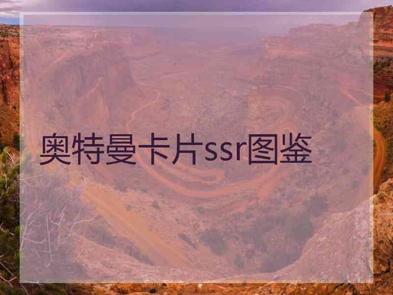 奥特曼卡片ssr图鉴