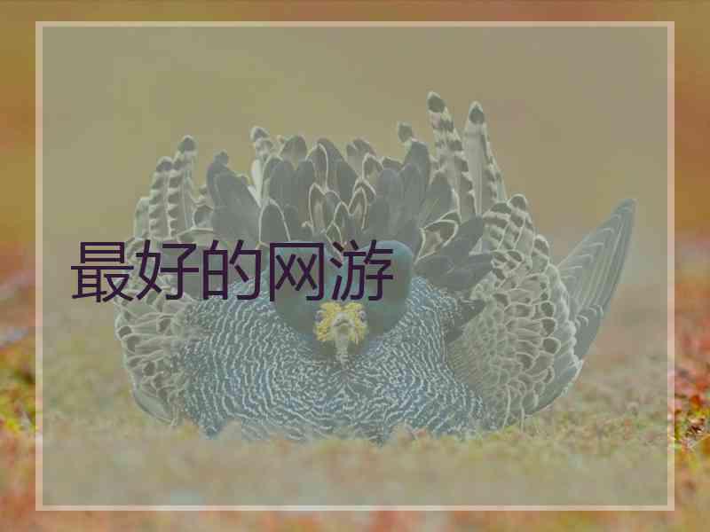 最好的网游