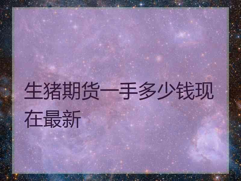 生猪期货一手多少钱现在最新