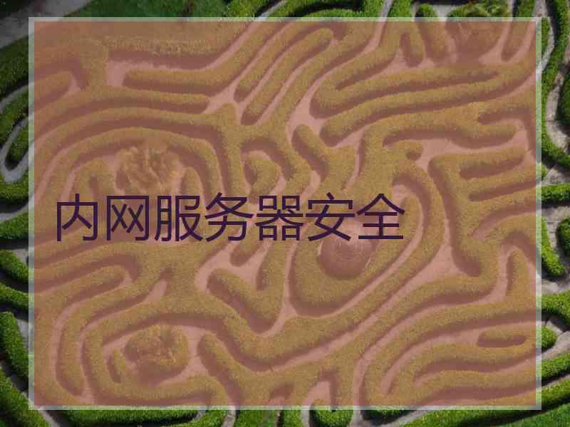内网服务器安全