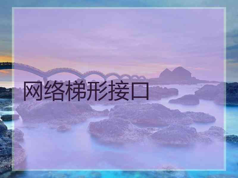 网络梯形接口