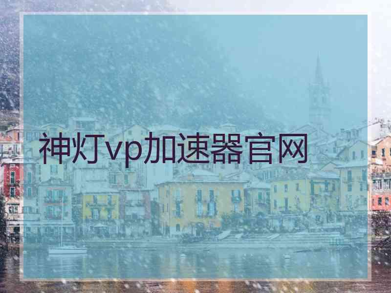 神灯vp加速器官网