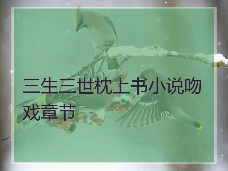 三生三世枕上书小说吻戏章节