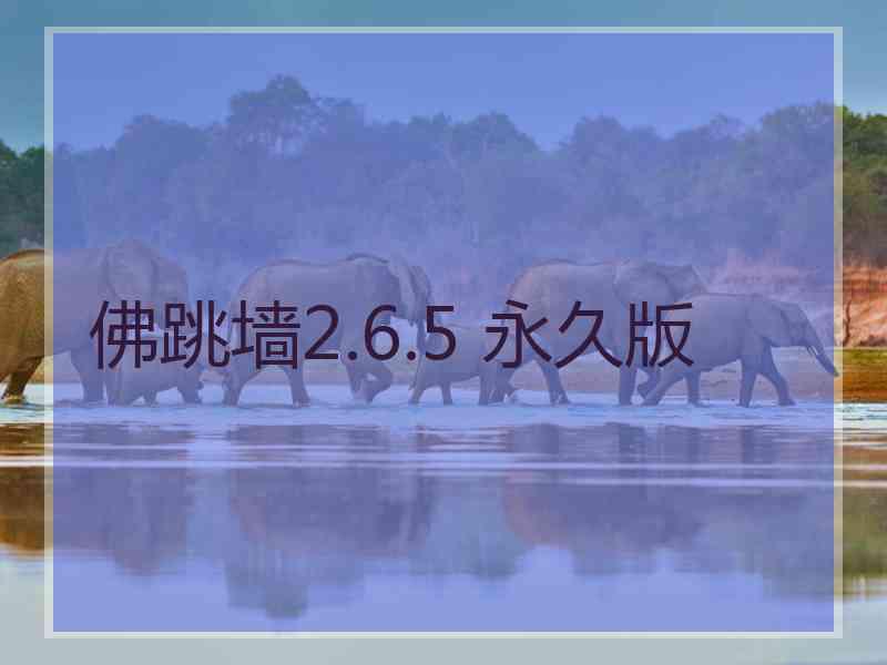 佛跳墙2.6.5 永久版