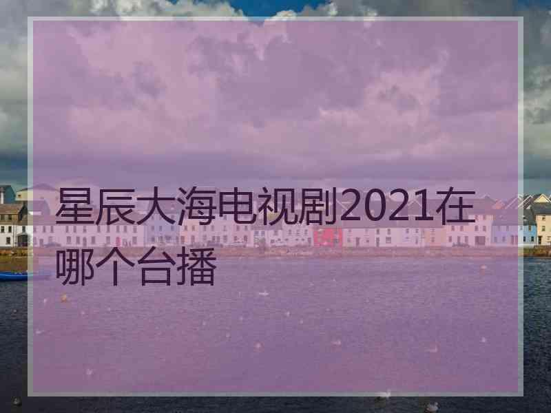 星辰大海电视剧2021在哪个台播