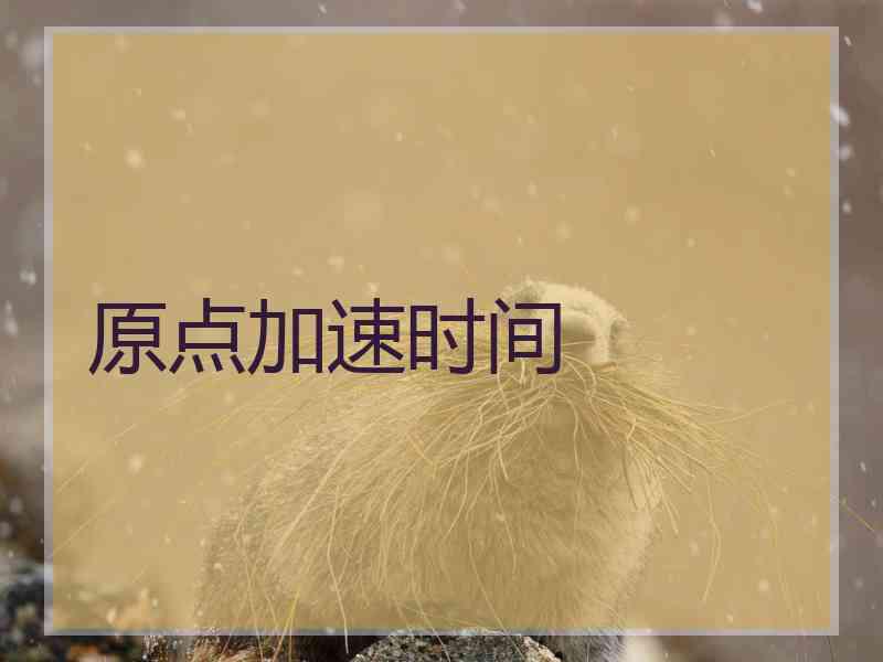 原点加速时间