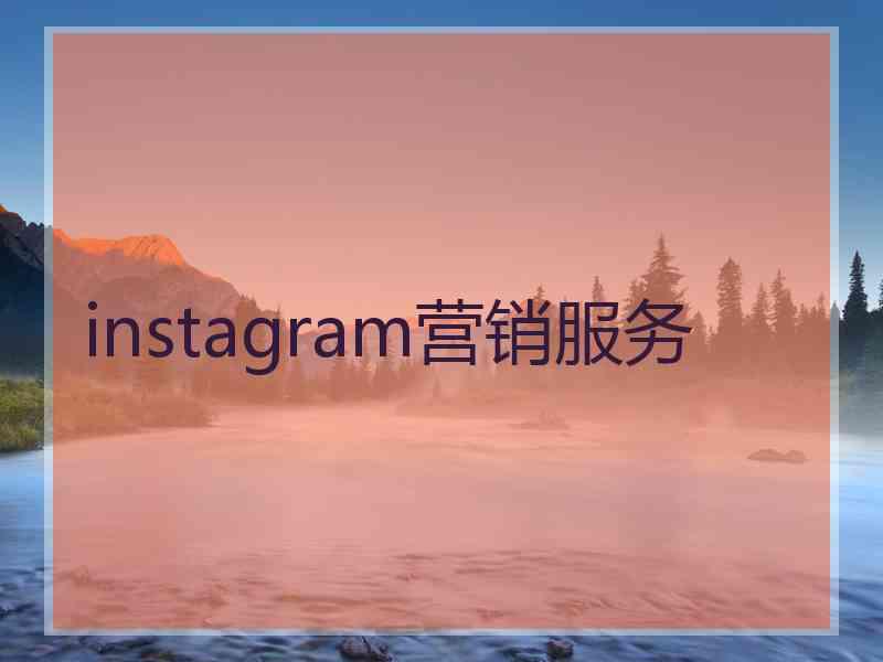 instagram营销服务