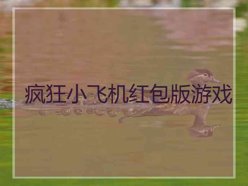 疯狂小飞机红包版游戏