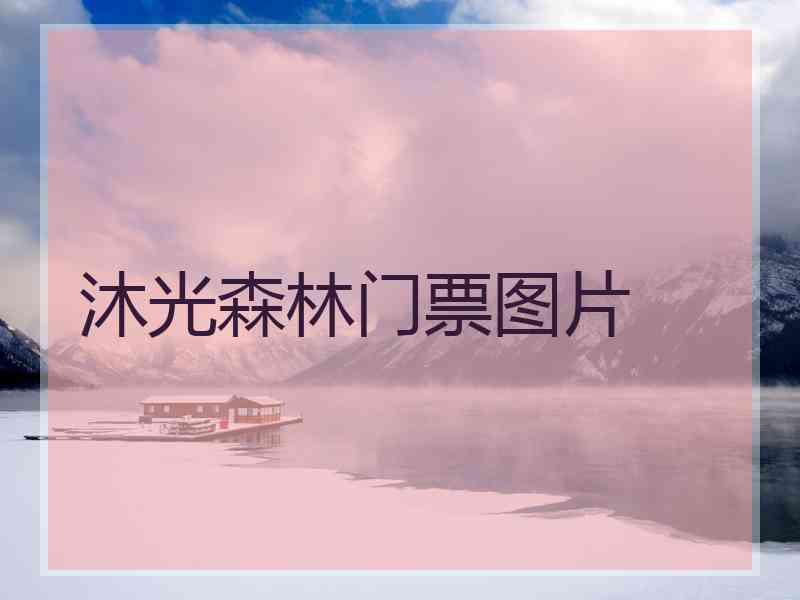沐光森林门票图片