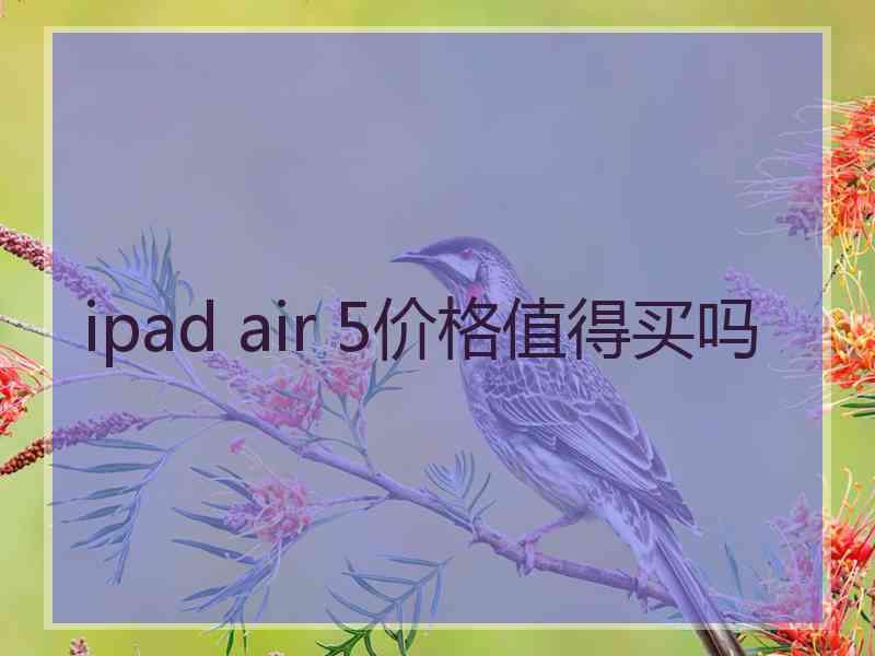 ipad air 5价格值得买吗